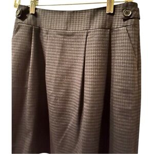 Halogen mini check woven skirt